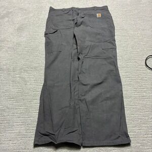 Carhartt y2k 2000s grey heavy denim loose fit baggy skater carpenter jeans